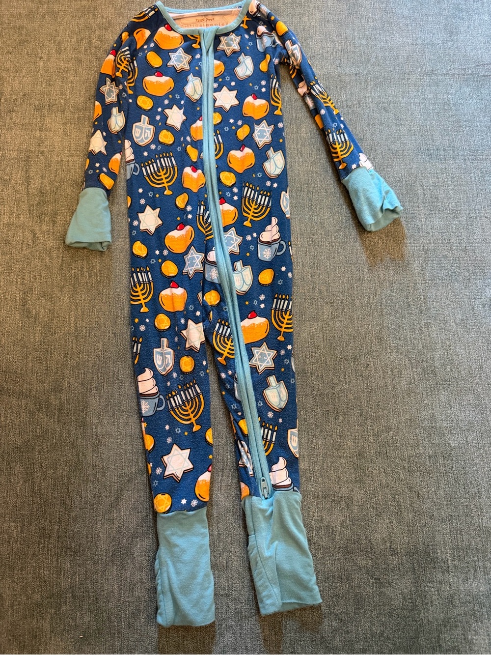 Little Sleepies Hannukah Zippy